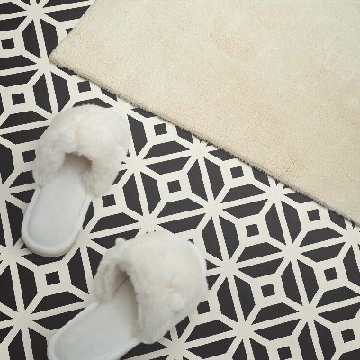 Square tv wall panel Geometric pattern with rhombuses