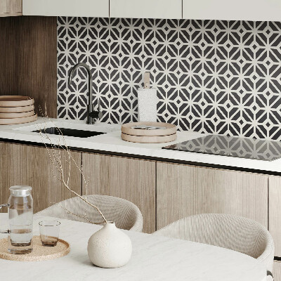 Square tv wall panel Geometric pattern with rhombuses