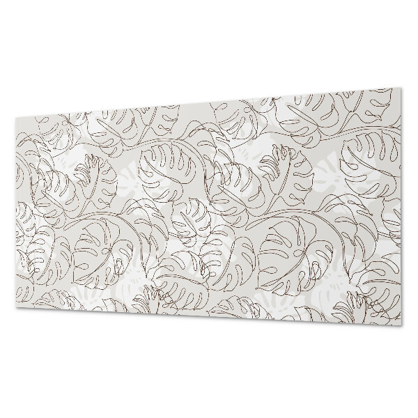 Pvc wall panel Line leaf pattern
