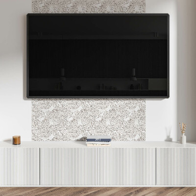 Pvc wall panel Line leaf pattern