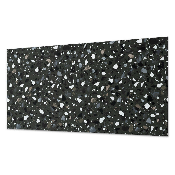 Square tv wall panel Stone pattern with fragments