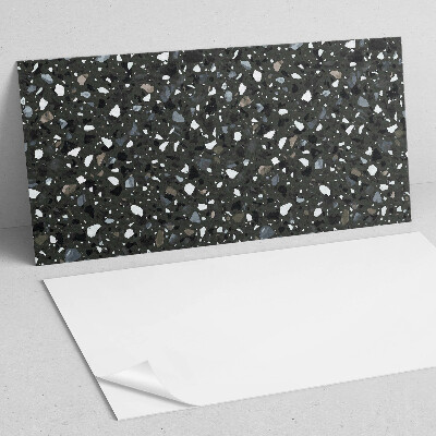 Square tv wall panel Stone pattern with fragments