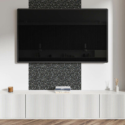 Square tv wall panel Stone pattern with fragments