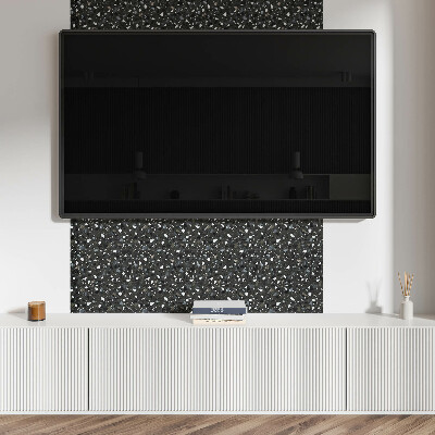 Square tv wall panel Stone pattern with fragments