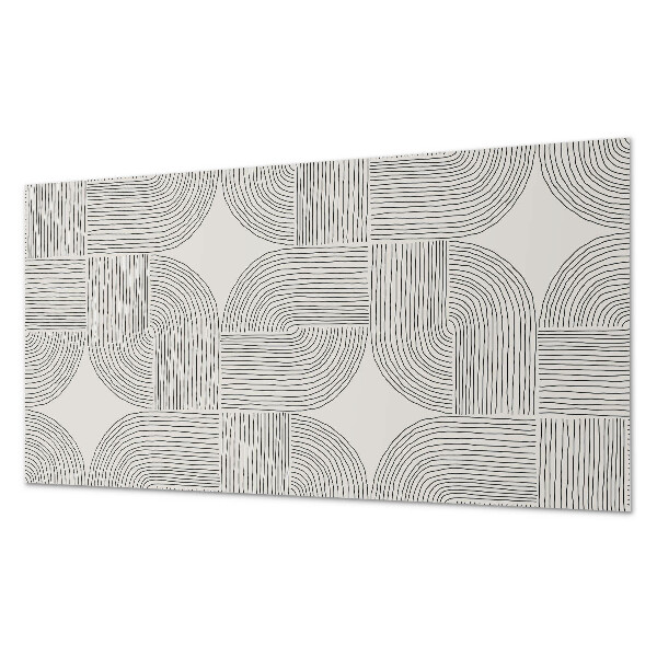 Pvc wall panel Geometric lines in the layout