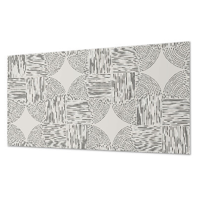 Pvc wall panel Geometric lines in the layout