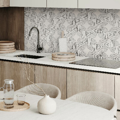 Pvc wall panel Geometric lines in the layout
