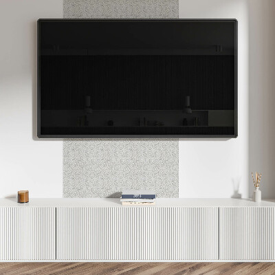 Square tv wall panel Abstract line pattern