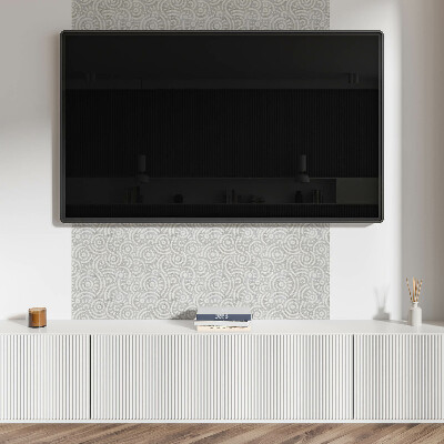 Square tv wall panel Abstract line pattern