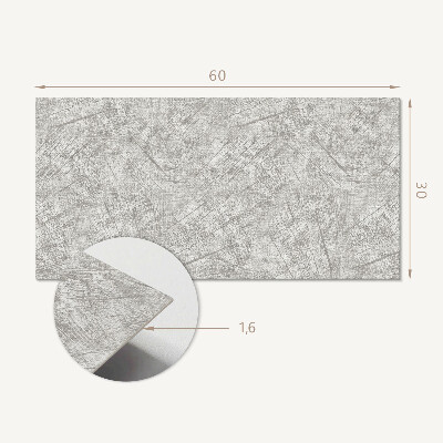 Square tv wall panel Concrete-like texture