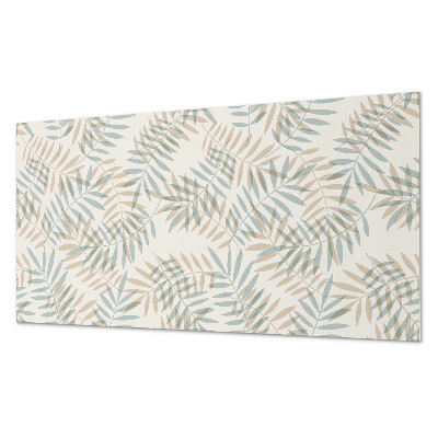 Square wall panel Leaves in a delicate pattern