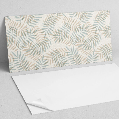 Square wall panel Leaves in a delicate pattern