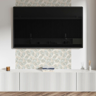 Square wall panel Leaves in a delicate pattern