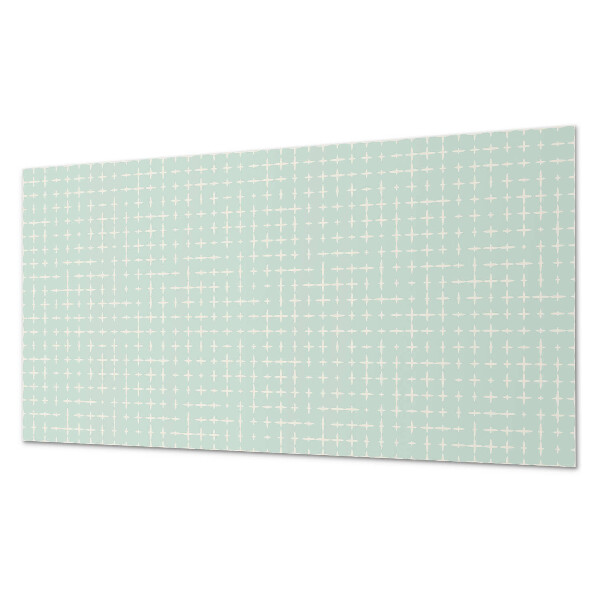 Square tv wall panel Geometry of lines and crosses