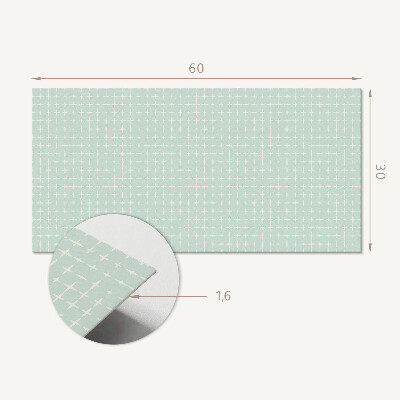 Square tv wall panel Geometry of lines and crosses