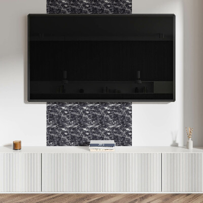 Square wall panel Veined marble pattern