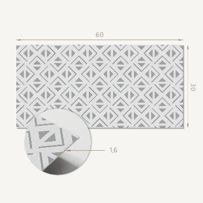 Square wall panel Geometry in squares