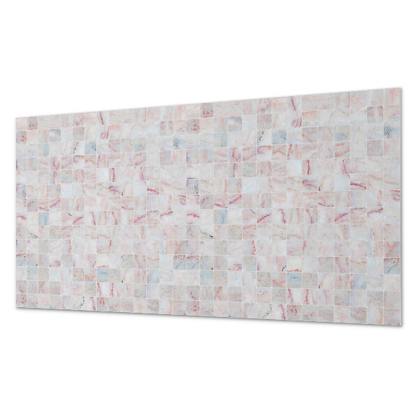 Square tv wall panel Mosaic pattern made of squares