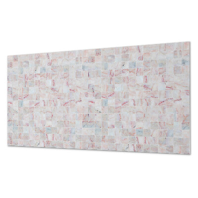 Square tv wall panel Mosaic pattern made of squares