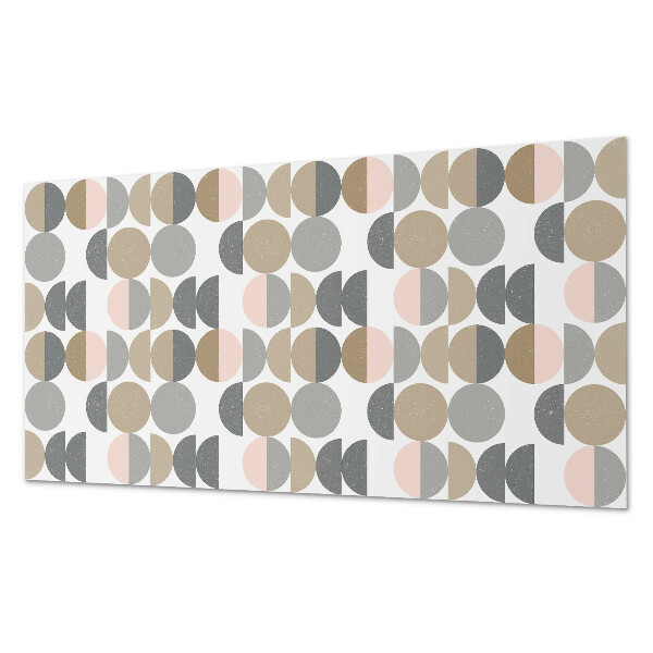 Square tv wall panel Geometry of circles and semicircles