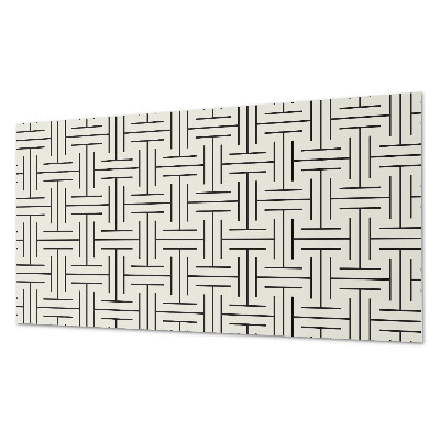 Square wall panel Geometric checkered pattern