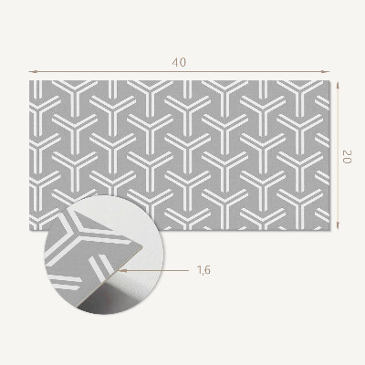 Pvc wall panel Geometric arrow pattern