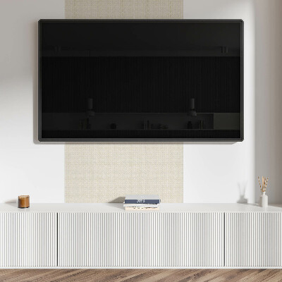 Square tv wall panel Herringbone pattern