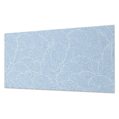 Pvc wall panel Leaf pattern in waves