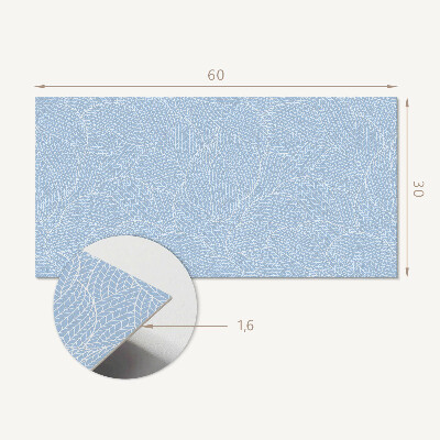Pvc wall panel Leaf pattern in waves
