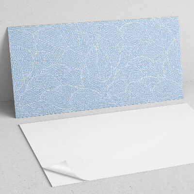 Pvc wall panel Leaf pattern in waves