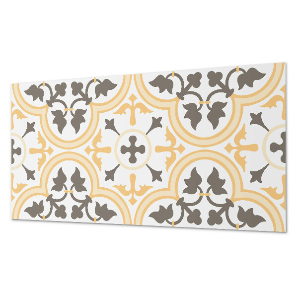 Square wall panel Plant pattern on the background