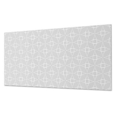 Square tv wall panel Geometric grid pattern