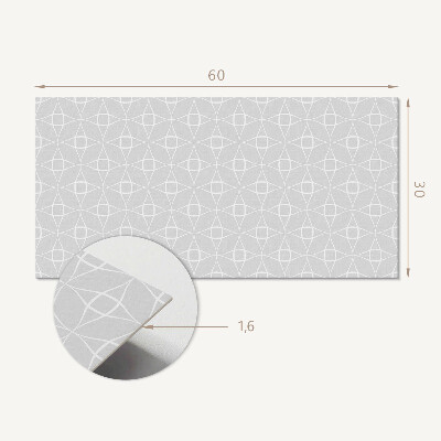 Square tv wall panel Geometric grid pattern