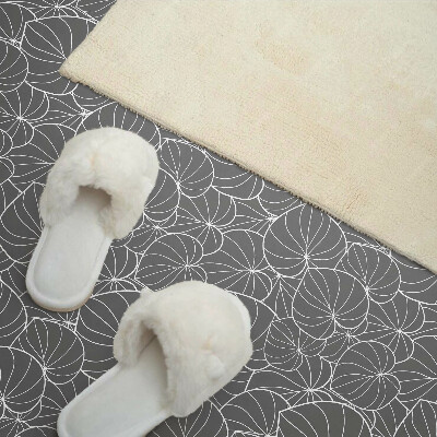 Square tv wall panel Leaves in a delicate pattern