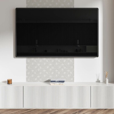 Square wall panel Floral pattern on the background