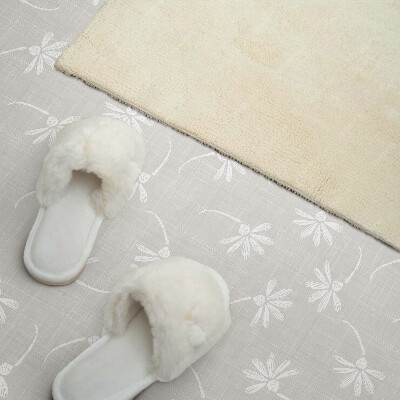 Square wall panel Floral pattern on the background