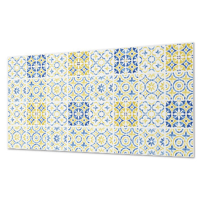 Square wall panel Mosaic pattern with ornaments