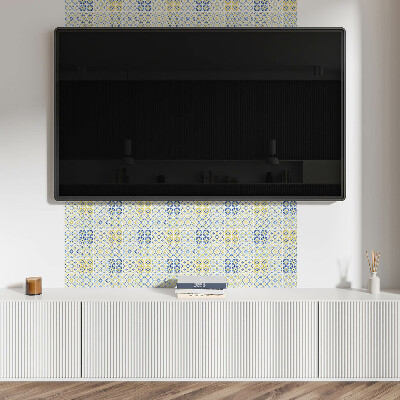 Square wall panel Mosaic pattern with ornaments