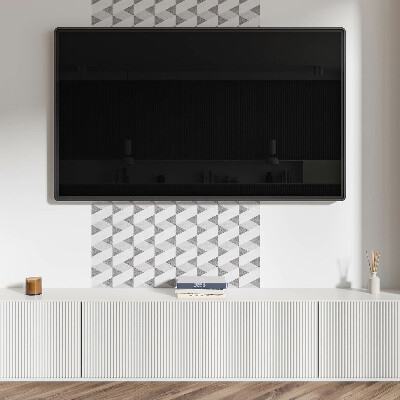 Pvc wall panel Geometry in contrasts