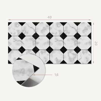 Square wall panel Geometric tile patterns