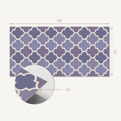 Pvc wall panel Geometric pattern with motif