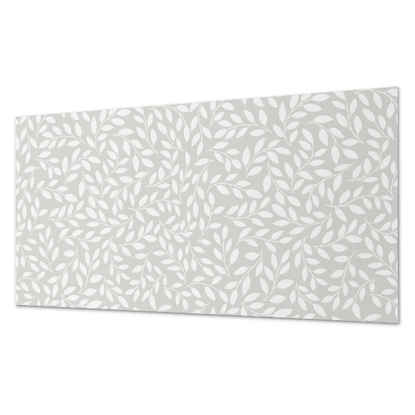Square wall panel Delicate leaf pattern