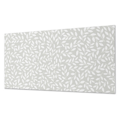 Square wall panel Delicate leaf pattern