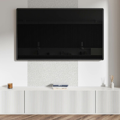 Square wall panel Delicate leaf pattern