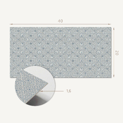 Square wall panel Geometric pattern with rhombuses