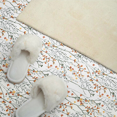 Square wall panel Floral pattern on the background