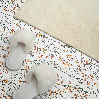 Square wall panel Floral pattern on the background