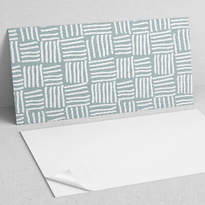 Square wall panel Geometric line pattern