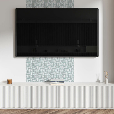 Square wall panel Geometric line pattern