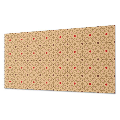 Pvc wall panel Floral pattern in a mesh